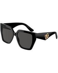 Dolce & Gabbana - Dg4438 501/87 Sunglasses Acetate Squared Normal - Lyst