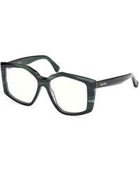Max Mara - Mm5162-B 098 Optical Frames Acetate Geometric Normal - Lyst