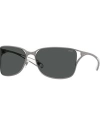 DIESEL - Dl1019 100987 Sunglasses Metal Pillow Normal - Lyst