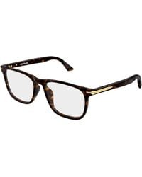 Montblanc - Mb0520Ol 002 Optical Frames Acetate Transparent Squared - Lyst