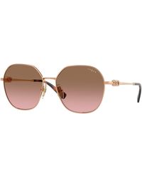 Vogue Eyewear - Vo4318Sb 515214 Sunglasses Metal Geometric Normal Shaded - Lyst