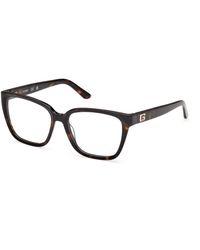 Guess - Gu50354 052 Optical Frames Acetate Squared Normal - Lyst