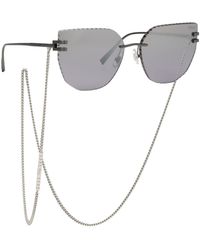 Chopard - Ikchl54 I86X Sunglasses Metal Smoke Squared Anti-Glare Shaded - Lyst
