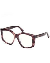 Max Mara - Mm5162-B 055 Optical Frames Acetate Geometric Normal - Lyst