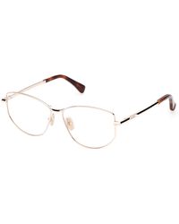 Max Mara - Mm5153 032 Optical Frames Metal Round Normal - Lyst