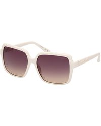 Guess - Gu00157 21B Sunglasses Injected Smoke Squared Normal - Lyst