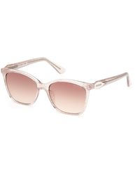 Guess - Gu9238 59F Sunglasses Injected Squared Normal Shaded - Lyst