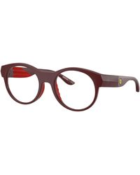 FERRARI SCUDERIA - Fz8031U 530 Optical Frames Injected Transparent Geometric Normal - Lyst