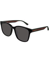 Gucci - Gg0417Sk 001 Sunglasses Plastic Squared Normal - Lyst