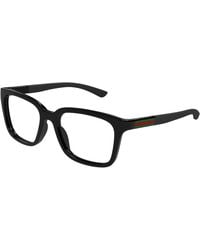 Gucci - Gg1738O 001 Optical Frames Injected Transparent Squared - Lyst