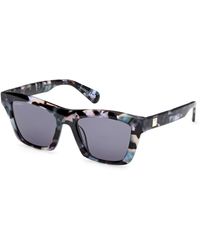 MAX&Co. - Mo0145 55V Sunglasses Acetate Squared Normal - Lyst