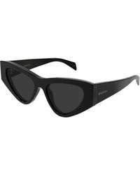 Gucci - Gg2019S 001 Sunglasses Acetate Cat Eye - Lyst