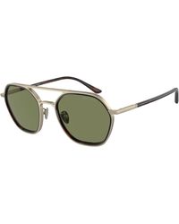 Giorgio Armani - Ar6145 30022A Sunglasses Metal Pillow Normal - Lyst