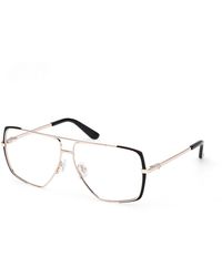 Guess - Gu50248 002 Optical Frames Metal Squared Normal - Lyst