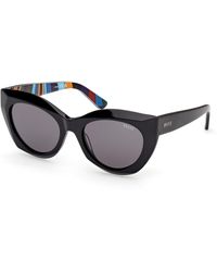 PUCCI - Ep0257 01A Sunglasses Smoke Geometric Normal - Lyst