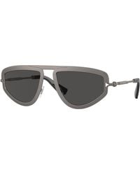 Burberry - Be3150 131687 Sunglasses Metal Geometric Normal - Lyst