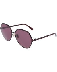 Ferragamo - Sf325S 602 Sunglasses Metal Normal - Lyst