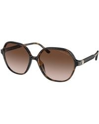Michael Kors - Mk2186U Bali 300613 Sunglasses Injected Geometric Normal Shaded - Lyst