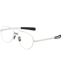 Moncler - Me1008 1004 Optical Frames Metal Transparent Pilot Normal - Lyst