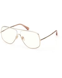 Max Mara - Mm5222-B 030 Optical Frames Metal Pilot Normal - Lyst