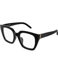 Saint Laurent - Slm143 Opt Square Frames - Lyst