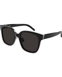 Saint Laurent - Sl M105/F 001 Sunglasses Acetate Cat Eye Normal - Lyst