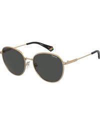 Polaroid - Pld 6215/S/Xn 2F7/M9 Sunglasses Metal Pantos Polarized - Lyst