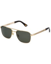 Police - Spl890E Origins 3 349P Sunglasses Metal Squared Polarized - Lyst