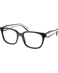 Prada - Pr 17Zv 1Ab1O1 Optical Frames Acetate Squared Normal - Lyst