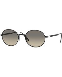 Persol - Po5001St 800432 Sunglasses Titanium Round Normal - Lyst