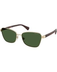 Ralph Lauren - Ra4149 949071 Sunglasses Metal Geometric Normal - Lyst