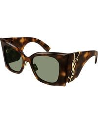 Saint Laurent - Sl M119/F Blaze 002 Sunglasses Acetate Cat Eye Normal - Lyst