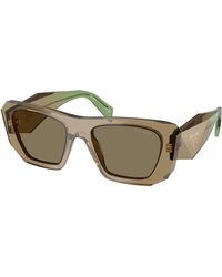Prada - Pr B18S 29E90F Sunglasses Acetate Squared Normal - Lyst