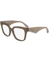 KARL LAGERFELD - Kl6190 272 Optical Frames Acetate Squared Normal - Lyst