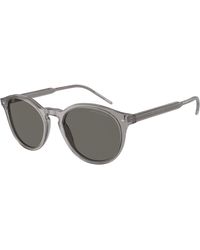 Giorgio Armani - Ar8211 6070R5 Sunglasses Acetate Pantos Normal - Lyst