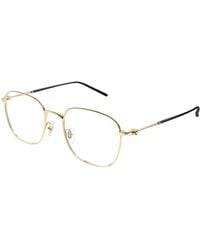 Montblanc - Mb0415Oa 003 Optical Frames Titanium Transparent Squared - Lyst