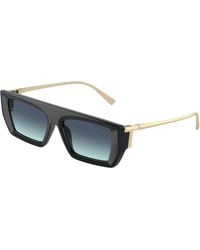 Tiffany & Co. - Tf4214U 83429S Sunglasses Injected Squared Normal Shaded - Lyst