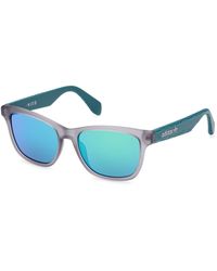adidas - Or0069 20Q Sunglasses Injected Squared Normal Mirror - Lyst