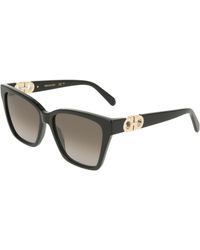 Ferragamo - Sf2110S 001 Sunglasses Acetate Squared Normal - Lyst