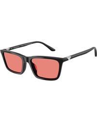 Emporio Armani - Ea4239U 501784 Sunglasses Acetate Squared Normal - Lyst