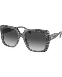 Michael Kors - Mk2183U Mallorca 39588G Sunglasses Acetate Squared Normal Shaded - Lyst