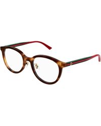 Gucci - Gg1867Ok 002 Optical Frames Acetate Transparent Round - Lyst