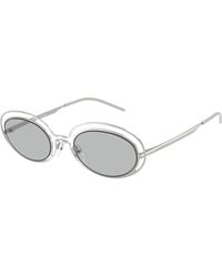 Emporio Armani - Ea2160 301587 Sunglasses Metal Round Normal - Lyst