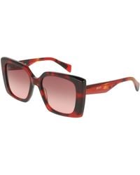 Liu Jo - Lj819S 640 Sunglasses Acetate Squared Normal Shaded - Lyst