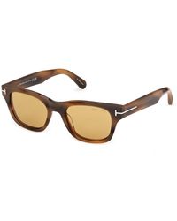 Tom Ford - Ft1357 Caleb-02 55E Sunglasses Acetate Squared Normal - Lyst