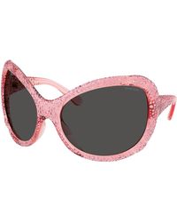 Swarovski - Sk6052 108887 Sunglasses Injected Butterfly Normal - Lyst