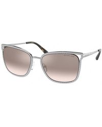 Michael Kors - Mk1098B Stockholm 11538Z Sunglasses Metal Squared Normal Flash - Lyst