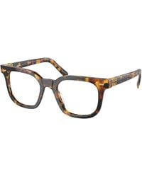 Miu Miu - Mu 06Xv Vau1O1 Optical Frames Acetate Transparent Squared Normal - Lyst
