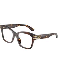 Dolce & Gabbana - Dg3419 502 Optical Frames Acetate Squared Normal - Lyst
