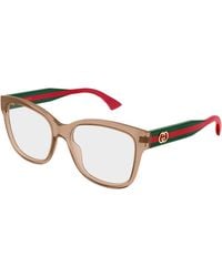Gucci - Gg0038Onn 005 Optical Frames Acetate Transparent Butterfly - Lyst